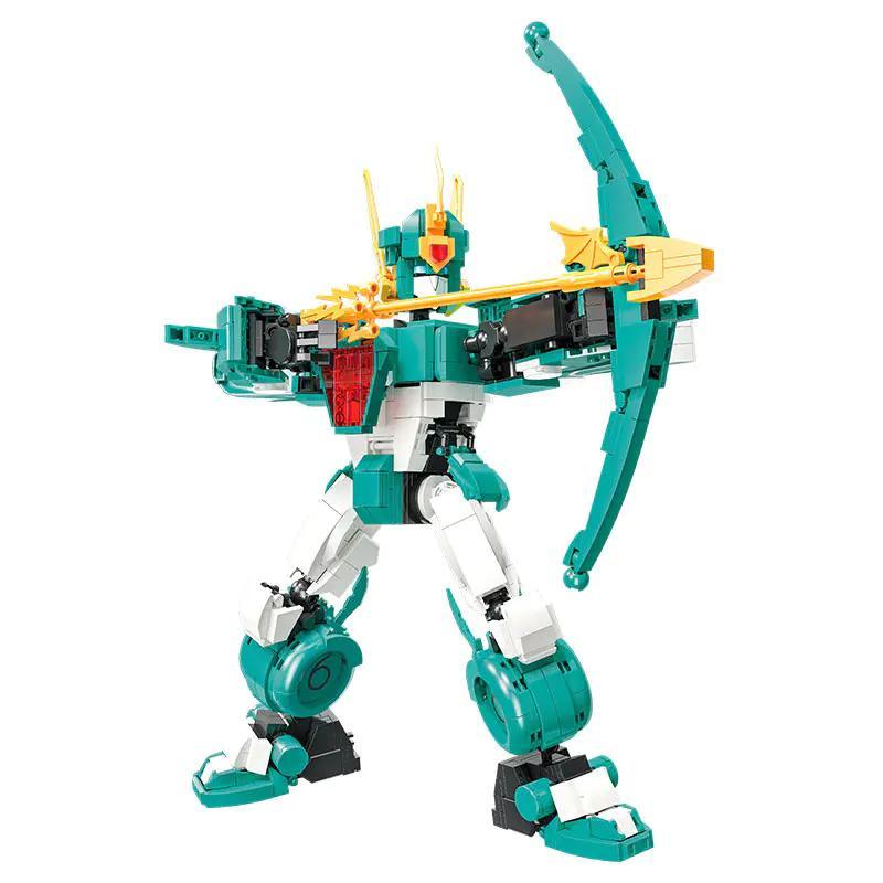 Robot Biến Hình JIESTAR 58210 Storm Warrior - Chiều cao 34.5cm, 1274 chi tiết, khớp nối đa khớp, biến hình trực tiếp