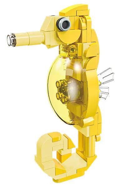 Mô hình Hải Mã JIESTAR 58248 màu vàng, bộ lắp ghép 83 chi tiết, đồ chơi sáng tạo cho bé 6 tuổi