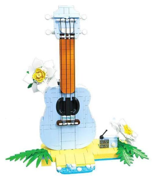 Bộ lắp ghép JIESTAR 58272 Ukulele 3 trong 1, đồ chơi sáng tạo cho bé 6+ tuổi, mô hình Ukulele chi tiết cao