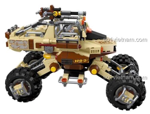 JIESTAR 67005 Xe Tăng角马突击者 Lắp ráp từ mọi góc nhìn