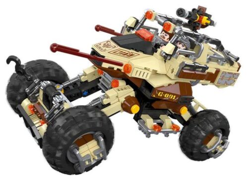 JIESTAR 67005 Xe Tăng角马突击者 Mô hình lắp ráp