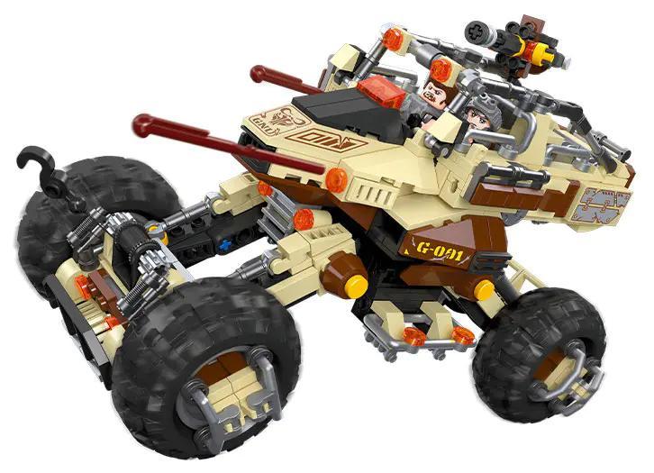 JIESTAR 67005 Xe Tăng角马突击者 Mô hình lắp ráp