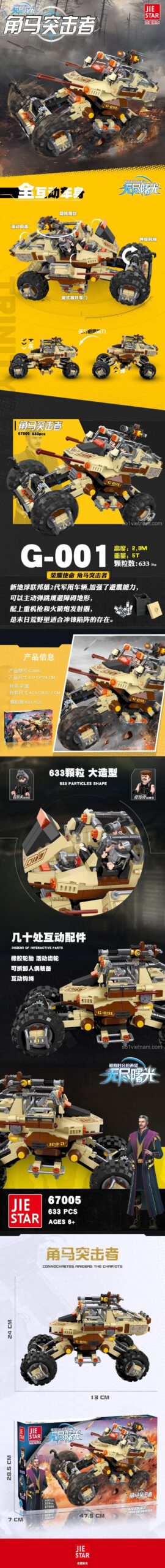 JIESTAR 67005 Xe Tăng角马突击者 Thông tin chi tiết