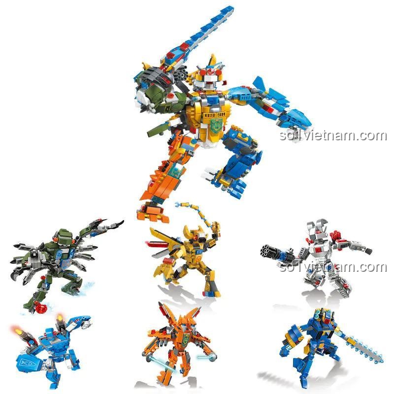 JIESTAR 68000 các dạng Robot Thiên Bình, Robot Cân Thiên Bình, Chiến Giáp Cân Thiên Bình, bộ đồ chơi lắp ghép Robot Cân Thiên Bình, đồ chơi sáng tạo cho bé trai 6 tuổi