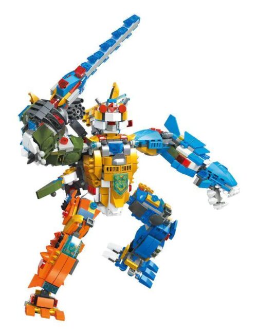 JIESTAR 68000 Robot Thiên Bình dạng chiến đấu, Chiến Giáp Thiên Bình, Robot Cân Thiên Bình, bộ đồ chơi lắp ghép Robot Cân Thiên Bình, đồ chơi sáng tạo cho bé trai 6 tuổi