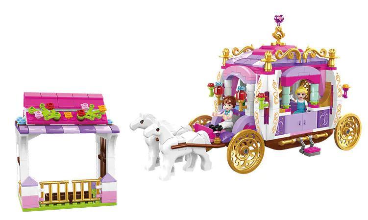 Bộ lắp ghép xe ngựa công chúa Jenny mơ mộng JIESTAR 81003