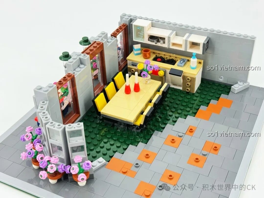 Tiếp tục xây dựng phần tầng trệt của JIESTAR 89109 Nhà hàng Hoa Anh Đào