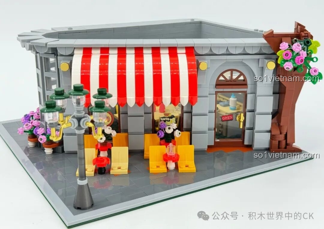 Hoàn thiện phần tầng hai của JIESTAR 89109 Nhà hàng Hoa Anh Đào