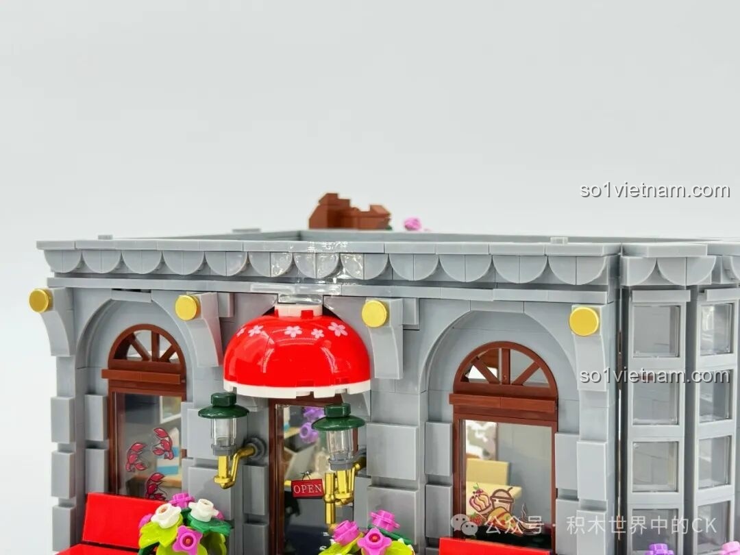 Lắp ráp cây hoa anh đào cho JIESTAR 89109 Nhà hàng Hoa Anh Đào