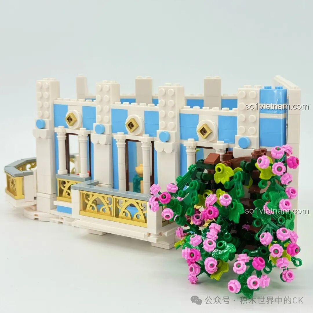 Hoàn thiện mô hình JIESTAR 89109 Nhà hàng Hoa Anh Đào