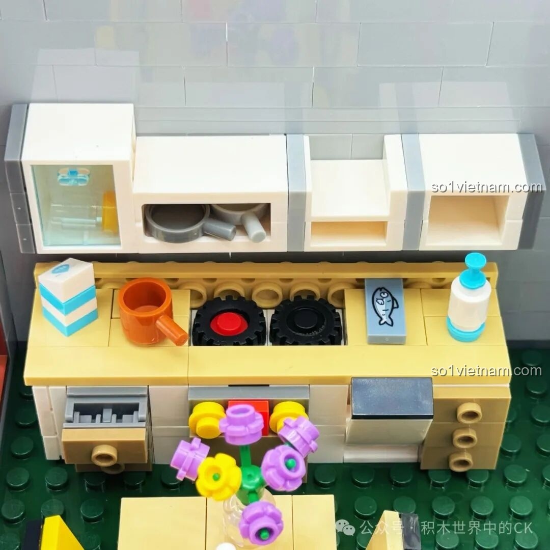 Chi tiết cửa sổ kính màu JIESTAR 89109 Nhà hàng Hoa Anh Đào