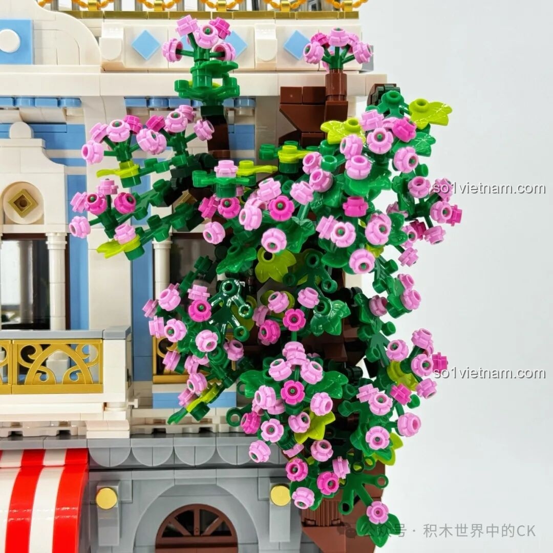 Chi tiết ban công tầng hai JIESTAR 89109 Nhà hàng Hoa Anh Đào