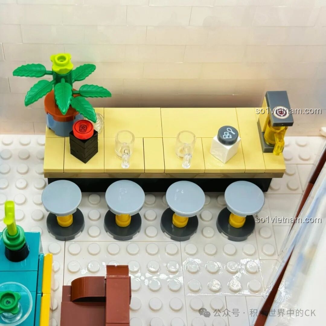 Chi tiết khu vực ngoài trời tầng thượng JIESTAR 89109 Nhà hàng Hoa Anh Đào