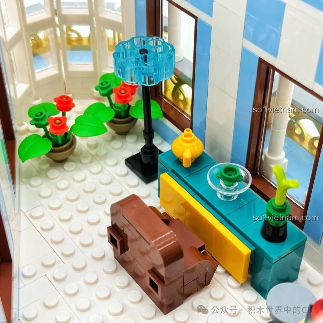 Chi tiết nội thất tầng hai JIESTAR 89109 Nhà hàng Hoa Anh Đào