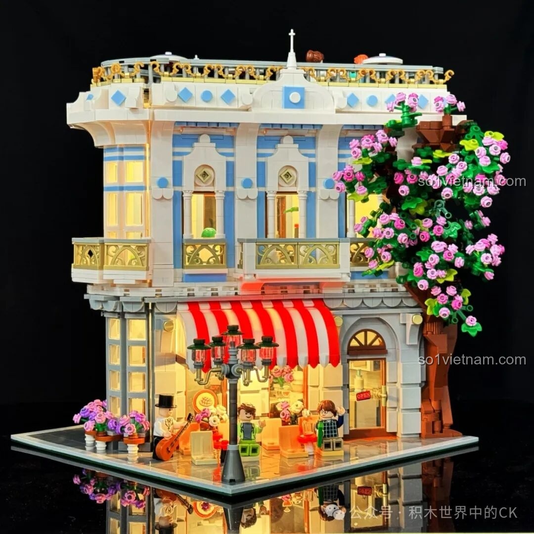 Chi tiết khu vực ban công tầng 1 JIESTAR 89109 Nhà hàng Hoa Anh Đào