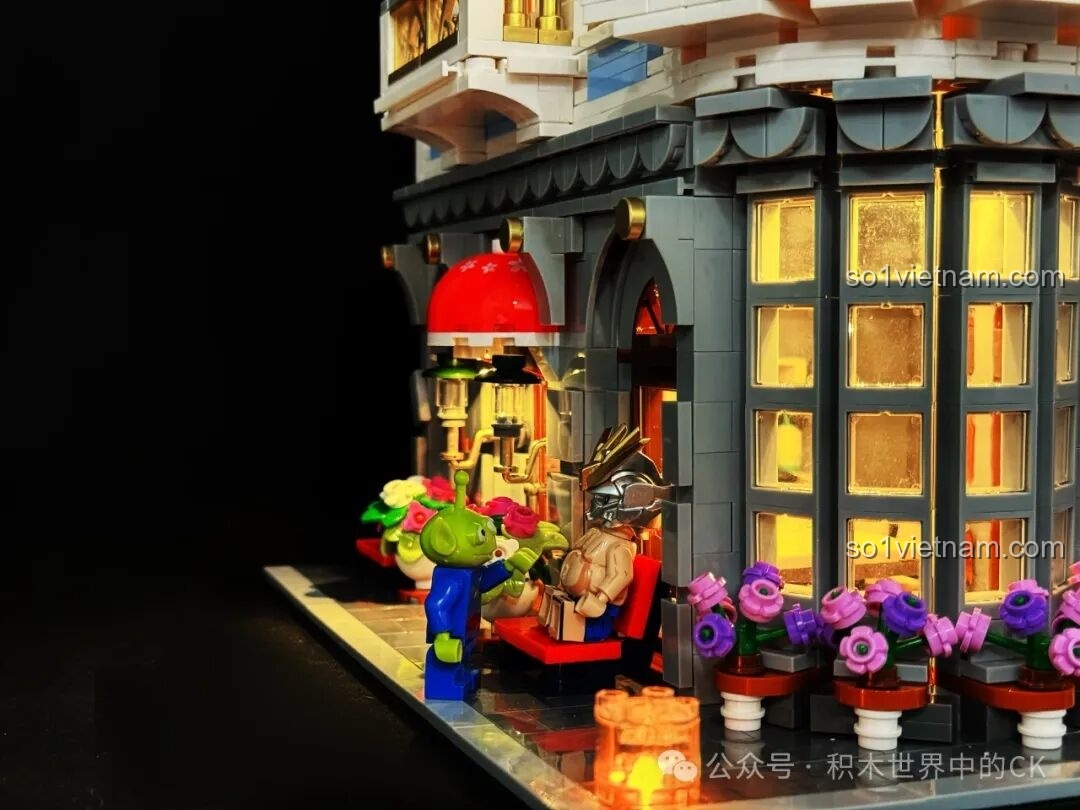 Chi tiết mái vòm JIESTAR 89109 Nhà hàng Hoa Anh Đào