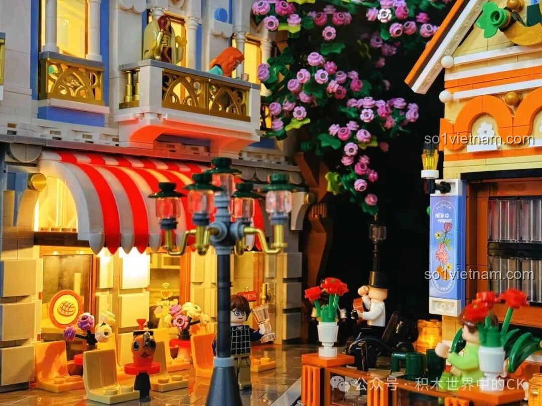 Chi tiết ban công tầng thượng JIESTAR 89109 Nhà hàng Hoa Anh Đào