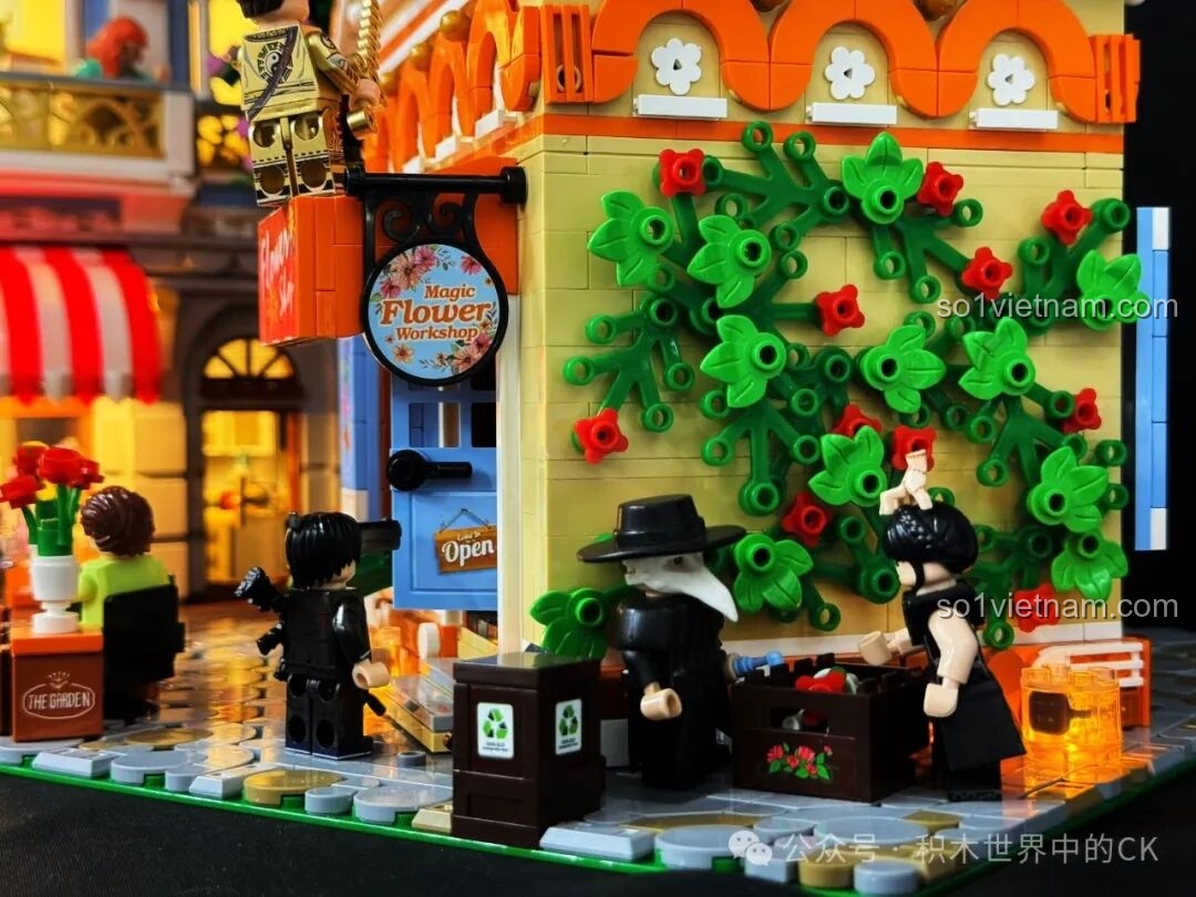 Chi tiết khu vực ngoài trời JIESTAR 89109 Nhà hàng Hoa Anh Đào