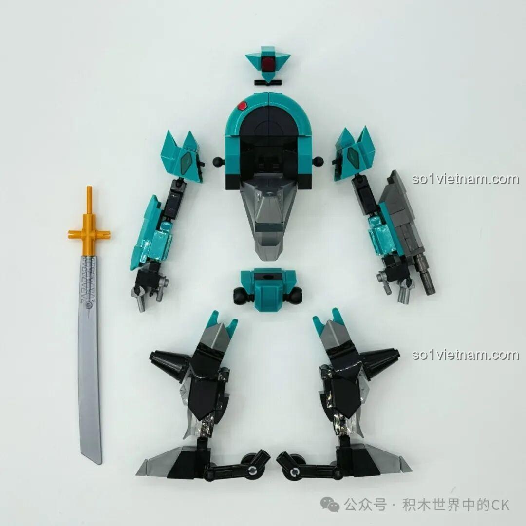 Robot Lancelot JIESTAR Code Geass 58161 hoàn chỉnh nhìn từ phía trước