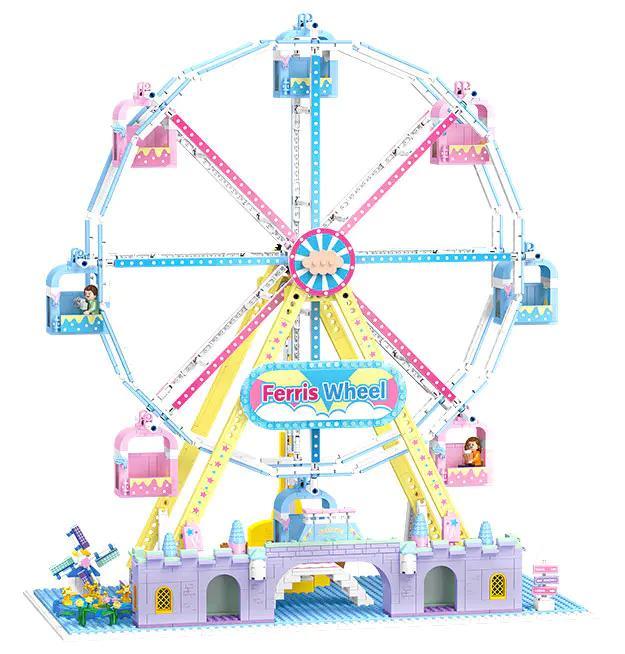 Mô hình Vòng quay Thiên đường JIESTAR FF30014 lắp ráp