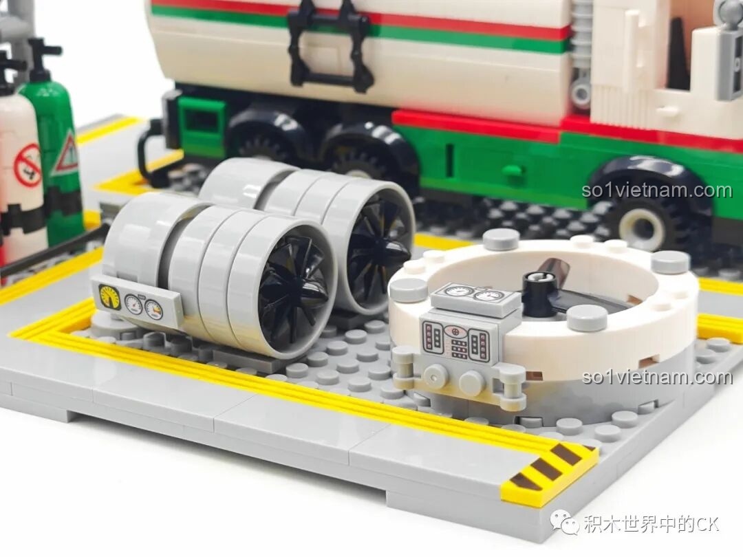 Mô hình JIESTAR JJ9016 Nhà máy Hóa chất: Trạm Nạp Nhiên liệu hoàn thiện