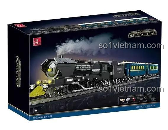 Hộp sản phẩm Tàu Hơi Nước Orient Express JIESTAR JJ9155