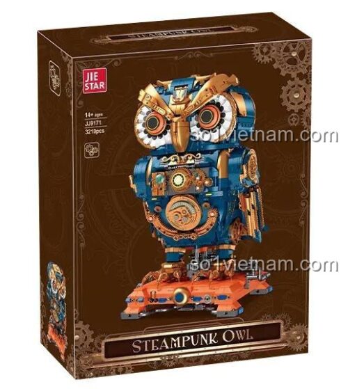 Hộp sản phẩm Cú mèo Steampunk JIESTAR JJ9171