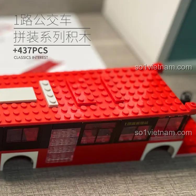 Mô hình xe buýt Bắc Kinh 00123A Jing Times, tỉ lệ 1:40, mô hình xe buýt cổ điển cho con trai 6 tuổi, giá tốt