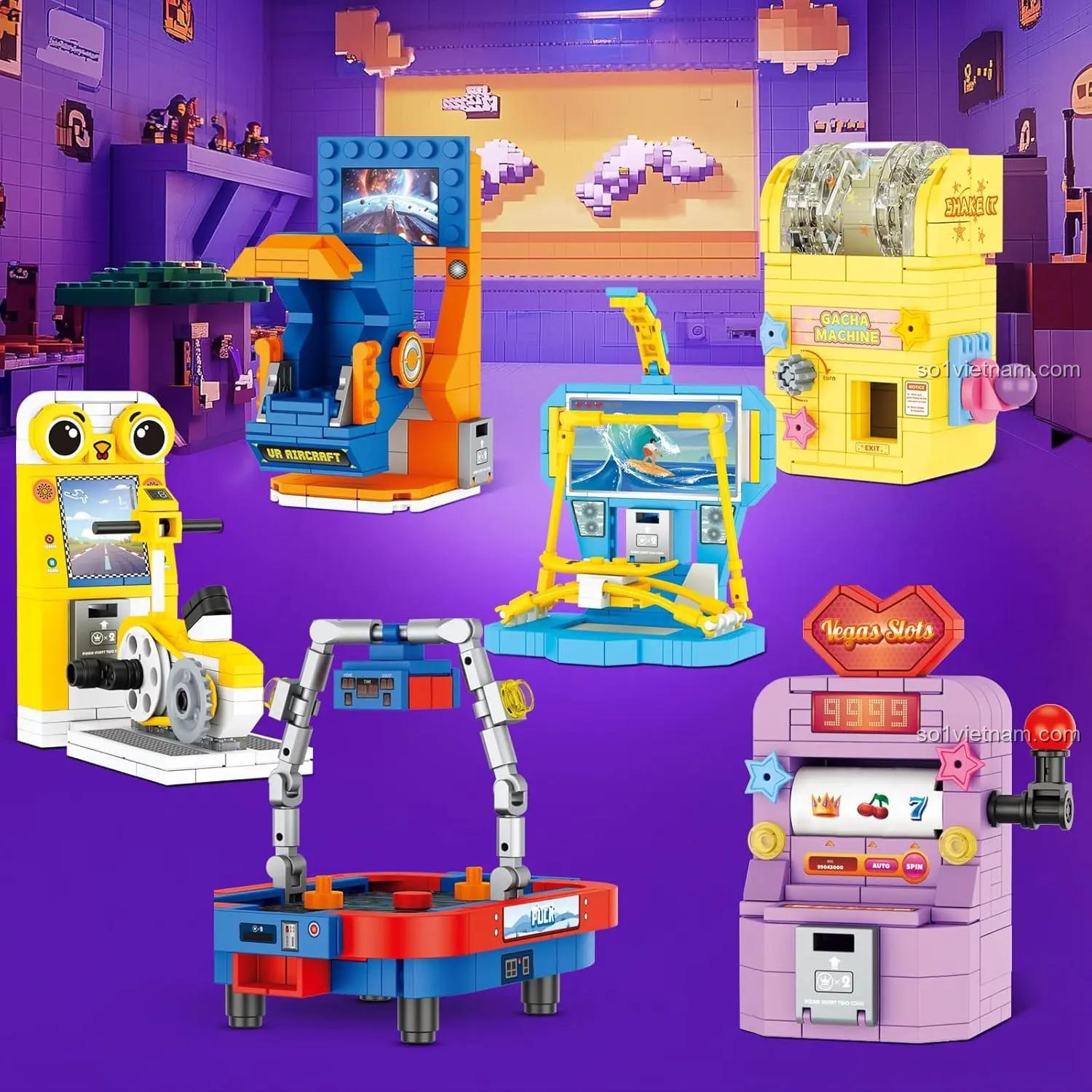 Tổng thể bộ lắp ghép máy game hiện đại JMBricklayer 20127