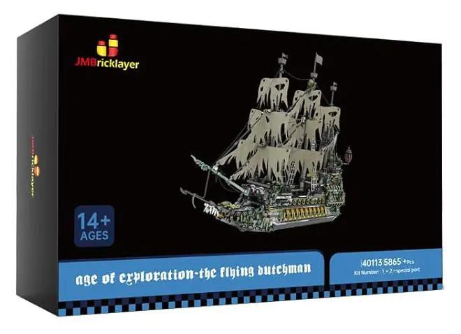 Hộp bộ lắp ghép Tàu Cướp Biển Người Hà Lan Bay JMBricklayer 40113, mô hình tàu ma chi tiết cao cho bé trai 14 tuổi, giá tốt