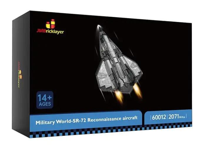 JMBRICKlayer 60012 Máy bay trinh sát SR-72 Tốc độ Vượt Âm Thanh Mô hình chi tiết cao 2071 Mảnh