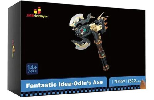 Bộ lắp ghép Rìu của Odin JMBricklayer 70169 1322 chi tiết, đồ chơi lắp ghép vũ khí thần thoại cho con trai 14 tuổi, giá tốt
