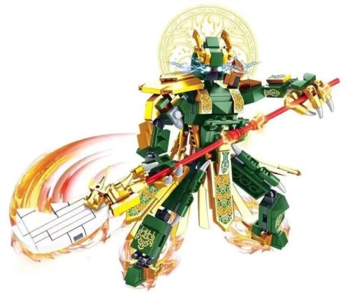 Bộ lắp ghép Chiến Giáp Quan Vũ JUGO 3K312 dũng mãnh, mô hình Robot Quan Vũ oai phong cho bé trai 6 tuổi, giá tốt