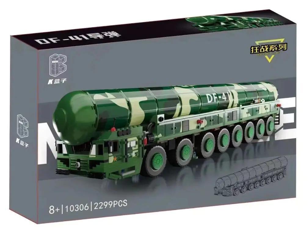 bộ lắp ghép Tên lửa đạn đạo Đông Phong-41 K-Box 10306, mô hình quân sự cho con trai 8 tuổi, giá tốt