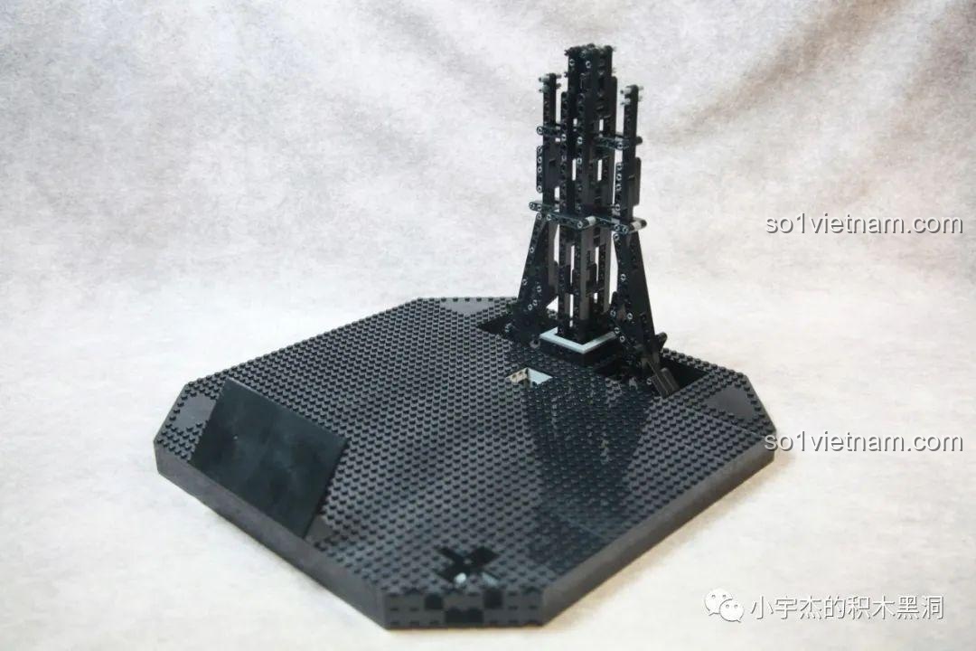 Góc nhìn khác của phần đế và khung đỡ mô hình K-box V5006.