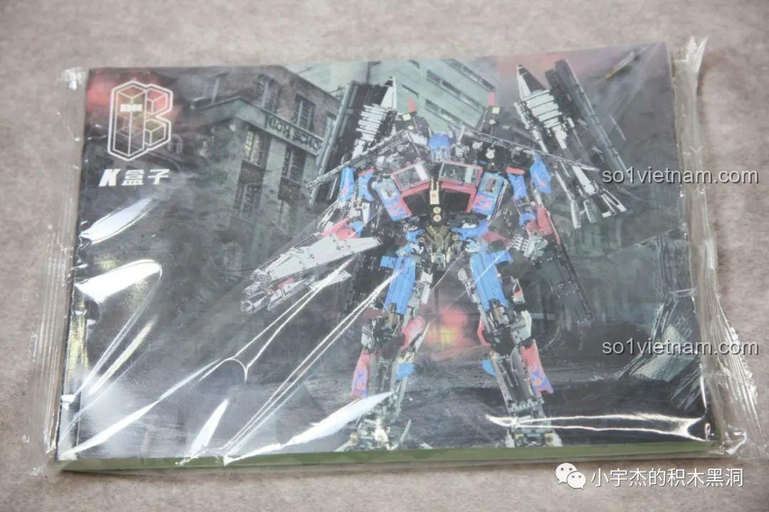 Sách hướng dẫn lắp ráp của K-box V5006 được bọc trong túi nilon cẩn thận.