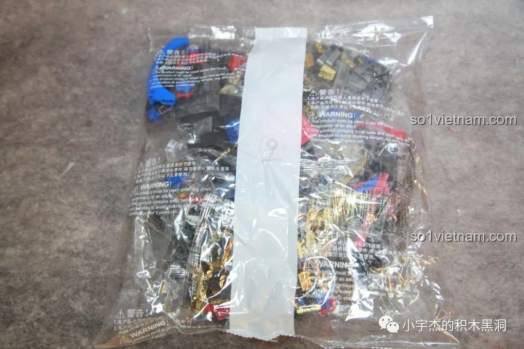 Túi mảnh ghép số 9 của bộ K-box V5006, dùng để lắp phần giáp ngực.