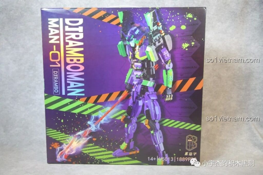 Hộp bộ lắp ráp K盒子 V5013 DJ-Rambo Man-01 Robot EVA