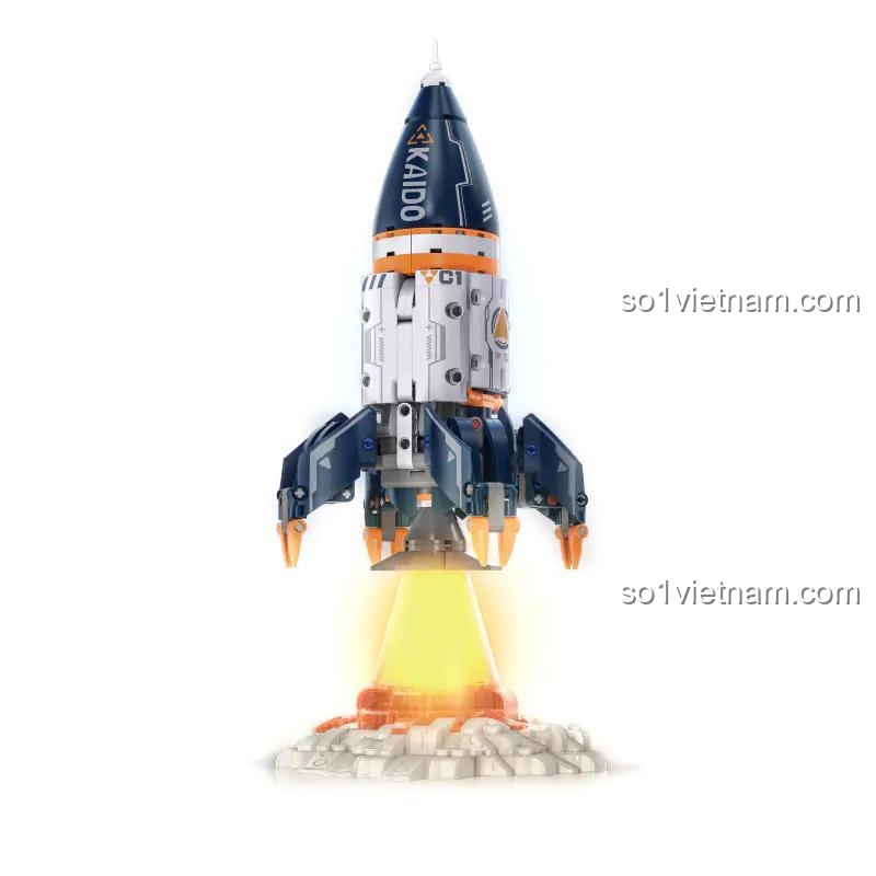 Đồ chơi mô hình Tên Lửa Không Gian Kaido KD99001, bộ lắp ghép Tên Lửa Không Gian cho bé trai 8 tuổi, đáng tiền.