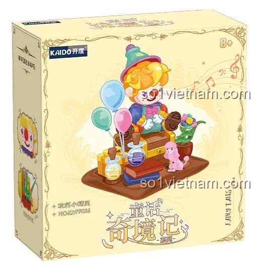 Hộp đồ chơi mô hình Kaido KD99026 Tiểu Tinh Linh Vui Vẻ, thiết kế cổ tích hấp dẫn, giá rẻ cho bé gái.