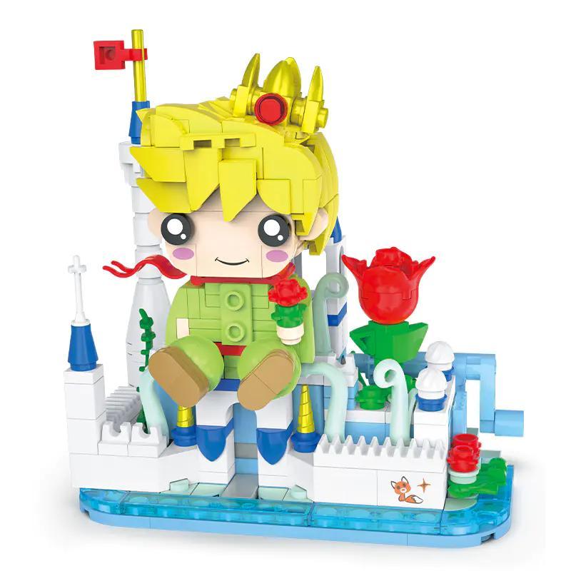 Bộ lắp ghép Kaido KD99027 Hoàng Tử Bé Mơ Mộng, đồ chơi lắp ghép phát nhạc đáng yêu cho bé trai 8 tuổi, giá tốt