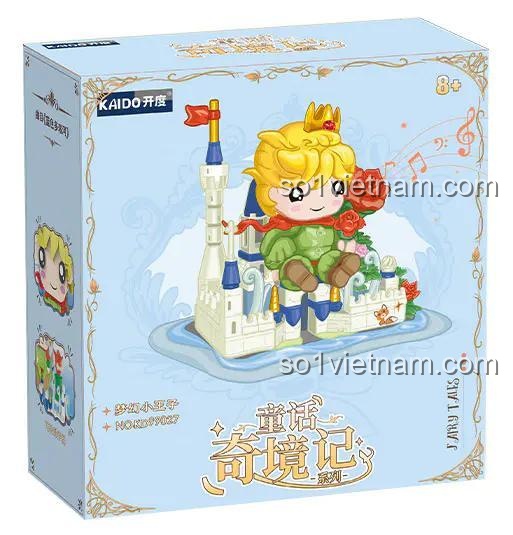 Hộp đồ chơi lắp ghép Kaido KD99027 Hoàng Tử Bé Mơ Mộng, bộ xếp hình chất lượng cao cho bé trai 8 tuổi, giá rẻ