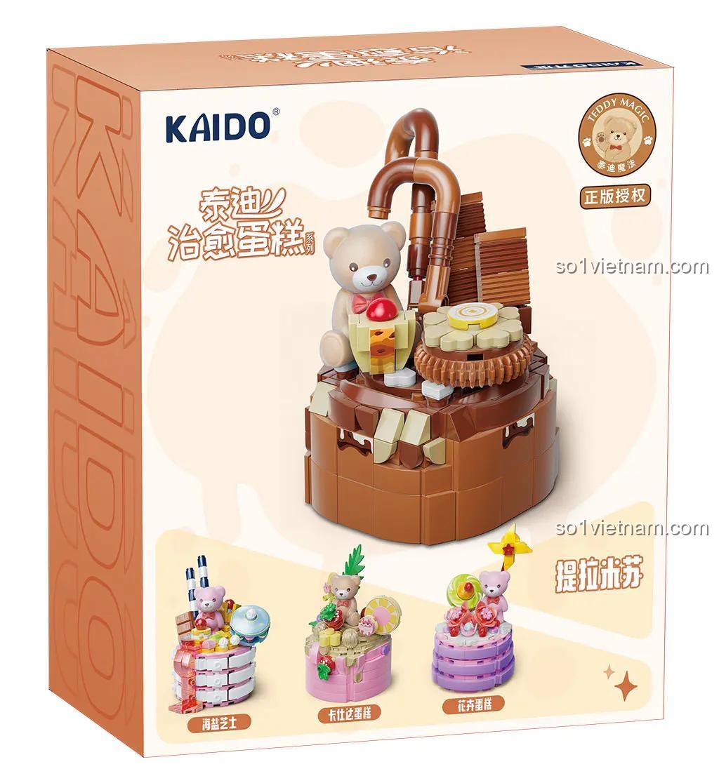 Series đồ chơi xây dựng Mô hình bánh Tiramisu Kaido KD99029 và các mẫu bánh ngọt khác, phù hợp bé gái 8 tuổi.