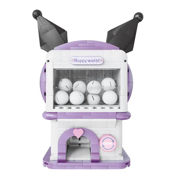 Bộ lắp ghép Máy Bán Trứng Gashapon Kuromi dễ thương, đồ chơi mô hình Kaido cho bé gái 8 tuổi, giá tốt.