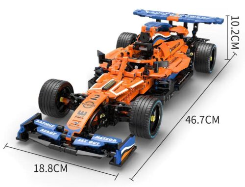 Bộ đồ chơi Xe đua F1 McLaren KAIYU K96137 tỉ lệ 1:12, mô hình xe đua F1 cam xanh chi tiết cao, phù hợp bé trai 14 tuổi, giá tốt.