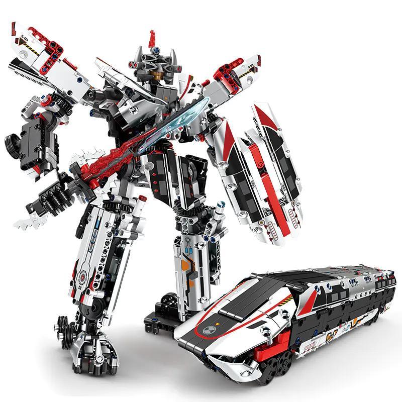 Bộ lắp ghép Robot Mecha Tàu Cao Tốc Fuxing KAIYU KY1112, đồ chơi biến hình 2 trong 1 cho bé trai 8 tuổi, giá rẻ.