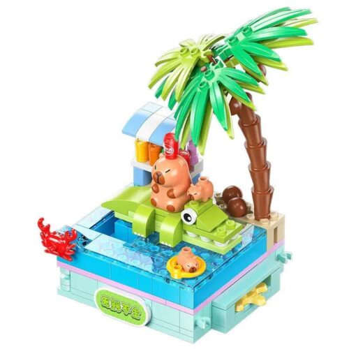 bộ đồ chơi Capybara và Cá Sấu Kalos Blocks 54006 giá tốt cho bé gái 6 tuổi