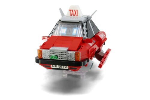 Kalos Blocks KB38001 Mecha Taxi Đỏ - Bộ lắp ghép xe taxi bay tương lai, đồ chơi mô hình taxi bay, taxi tương lai, đồ chơi lắp ráp cho thanh niên 14 tuổi, thiết kế độc đáo, đèn led