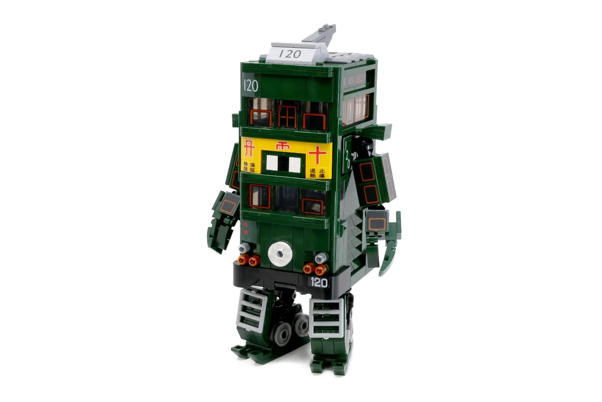 Bộ lắp ghép MECHA TRAM KB38002 Kalos Blocks Tiny, Xe điện 2 tầng kiểu robot, Đồ chơi xây dựng cho bé 14 tuổi, Giá tốt