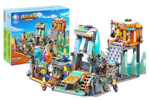Bộ lắp ghép Thành phố bộ lạc Katon Blocks 57004, đồ chơi lắp ráp Thành phố Miệng Lớn cho bé trai 12 tuổi, giá tốt